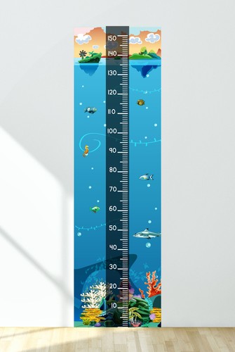Messlatte wandaufkleber - messlatte,