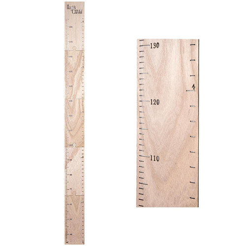 Messlatte aus holz messlatten - messlatte,