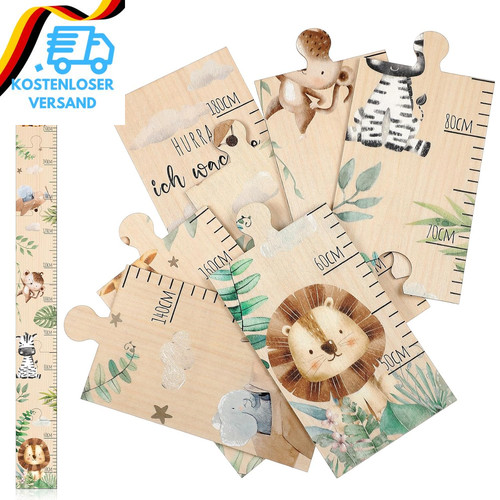 Messlatte kinder holz mit - messlatte,