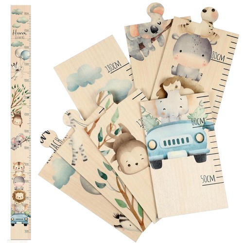 Messlatte holz tiere - messlatte,
