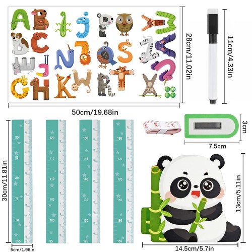 Messlatte kinder roter panda - messlatte,
