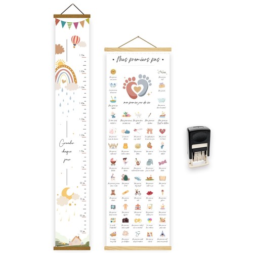 Baby meilenstein poster - baby-meilenstein-poster, mit