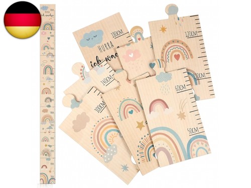 Messlatte kinder holz - messlatte,